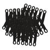 Lots 50 Stretchy Anti-Slip Silicone Hanger Grips Clothes Hanger Strips Pads