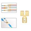 Pack Of 30 Dual Spade Connectors Double Spade Terminal Adapters Set for Efficient Wire Termination & Versatile Cable