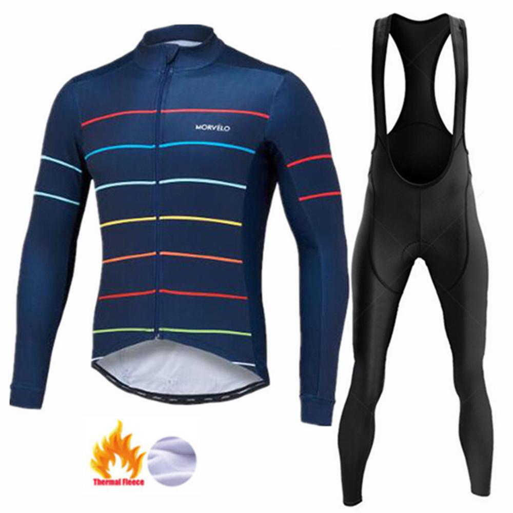 2026 Winter Warm Cycling Clothing Set  Fleece Cycling Jersey  Mtb Male Clothing Man Clothes Men's Bike  Thermal Mens Bicycle Pants Set Suit Outfit