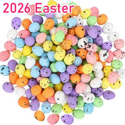 50-500PCS Easter Egg Foam DotsColorful Bird Eggs and Dove EggsHolidayDecor for Wreaths Outdoor Garden Decoration and Party Gifts