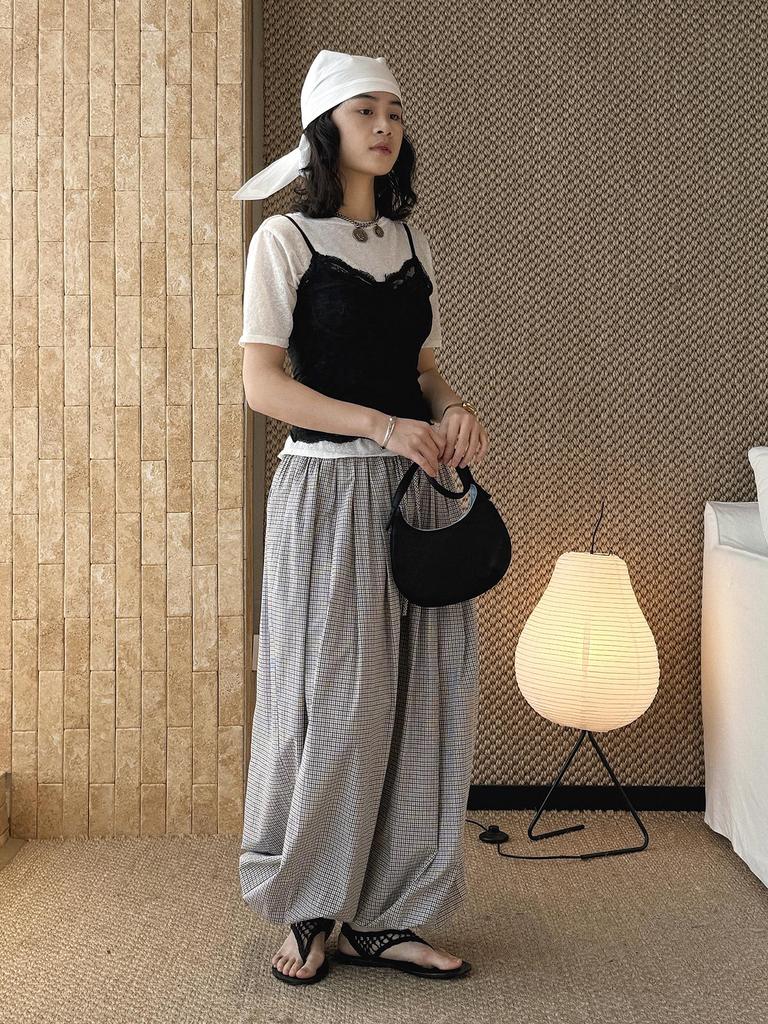French Lace Boning Strap Camisole - Spring/Summer Slimming Textured Top for Women