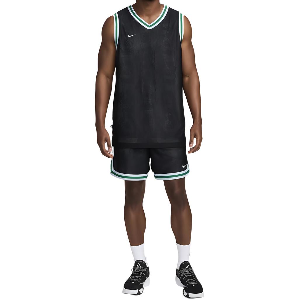 Nike Giannis Logo Colorblock Comfortable Breathable Moisture-Wicking Knit Basketball Pants Men Bottoms Black FZ0827-010