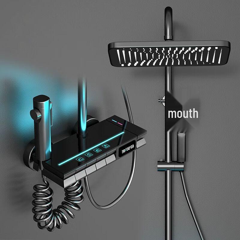 TLXT Gunmetal Grey Digital Shower System