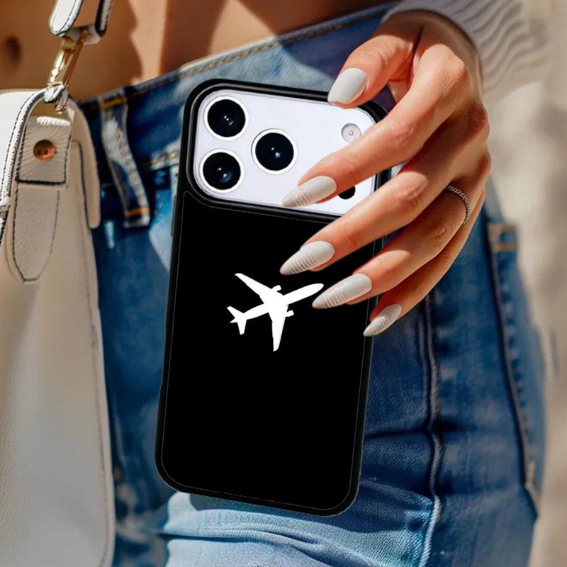 airplane Travel Flying Phone Case For iPhone 17 Air 14 15 13 12 Max Cover For Apple 14 15 16 16e 11 Pro Max Plus Coque