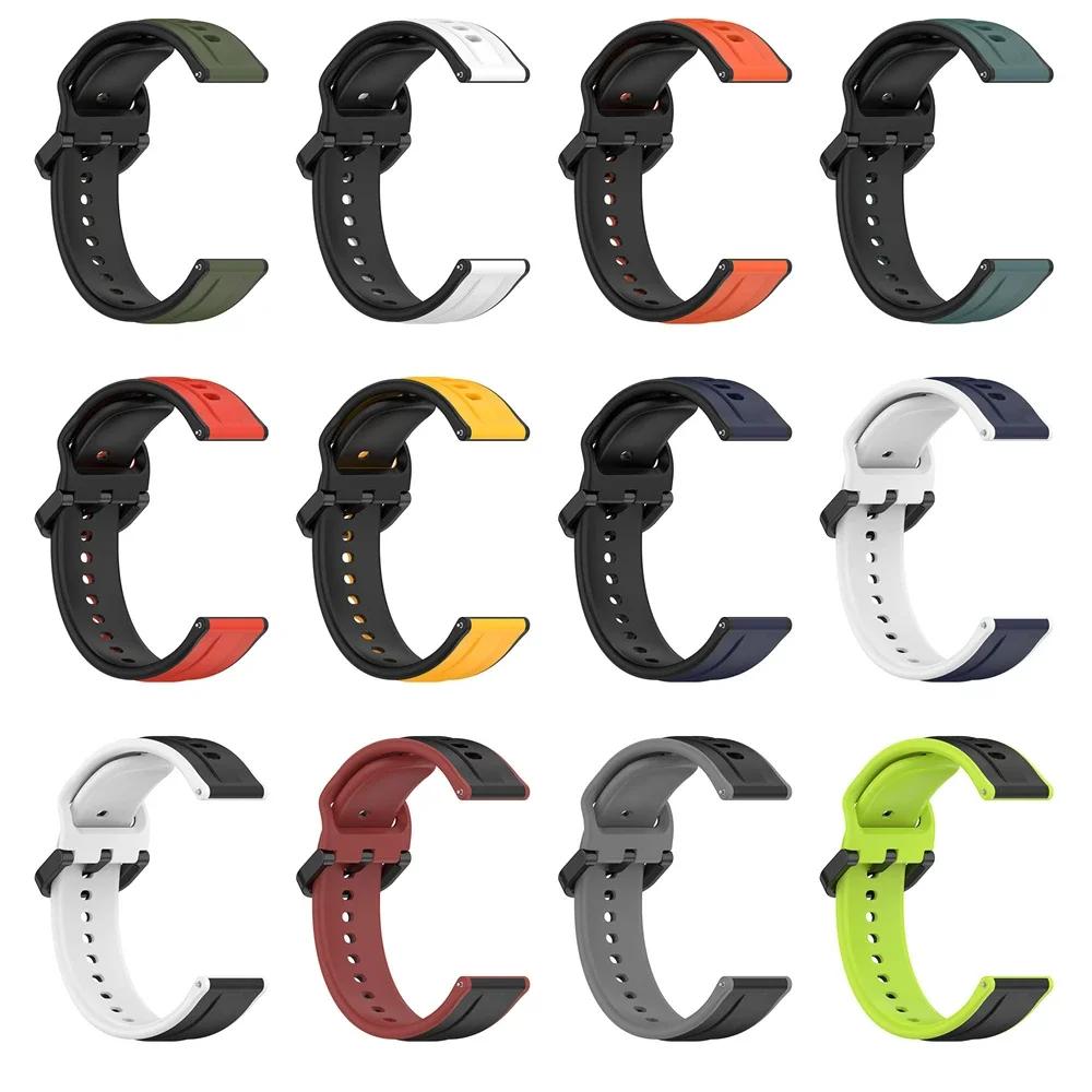 20/22mm Sports Silicone Strap For Samsung Galaxy Watch 6 5 Pro 40 44mm 45mm Bracelet Watch 6 4 Classic 47mm 43mm Band Accessorie
