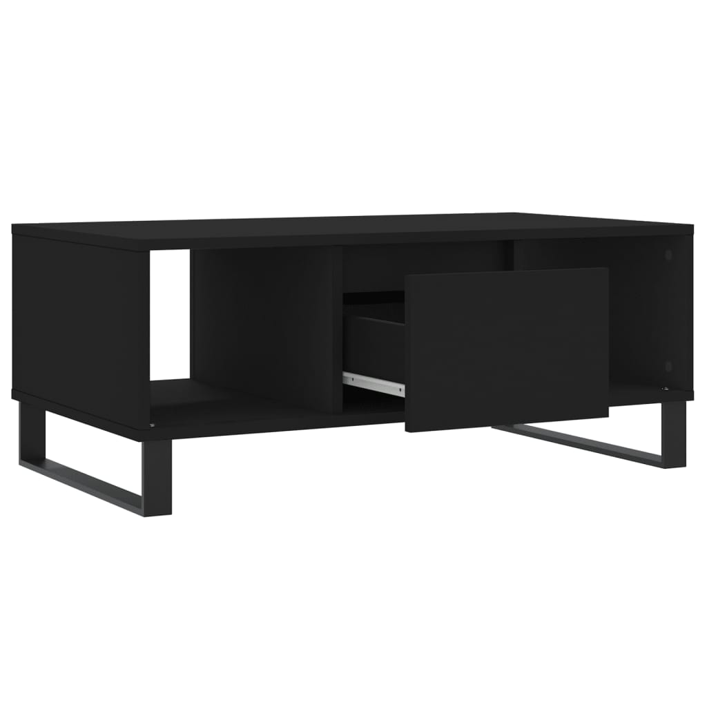 Coffee Table Black 90 X 50 X 36.5 Cm Particleboard