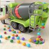 Simulation Inertial Engineering Truck Cement Mixing Discharge Acousto-optic Concrete Set Toy Car Toys For Kids 2 To 4 Years Old