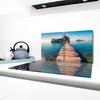 2x GLASS PROTECTIVE PLATE FOR STOVE 40x52 LANDSCAPE