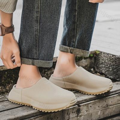 Mode 2025 Frühling Prägnantes Design Modetrend Lässige Halbschuhe für Herren Weich besohlt Bequem zum Hineinschlüpfen Strand-Pantoletten Klobige Schleppsandalen