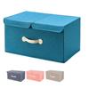 Bailian Fabric Foldable Storage Box with Double Lid