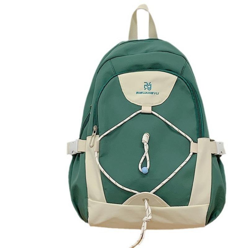 School bag Large capacity high school backpack Casual and lightweight school bag New travel contrasting color backpack