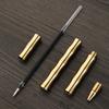 Luxus Goldener Bambus Geschenk-Kugelschreiber Messing-Kugelschreiber Bambus-Körper Unterschriftenstift Schüler-Schreibwaren Schul-Bürobedarf