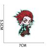 19Pcs/Set Anime Demon Slayer Q-Version Character Embroidery Patch Clothing Decoration