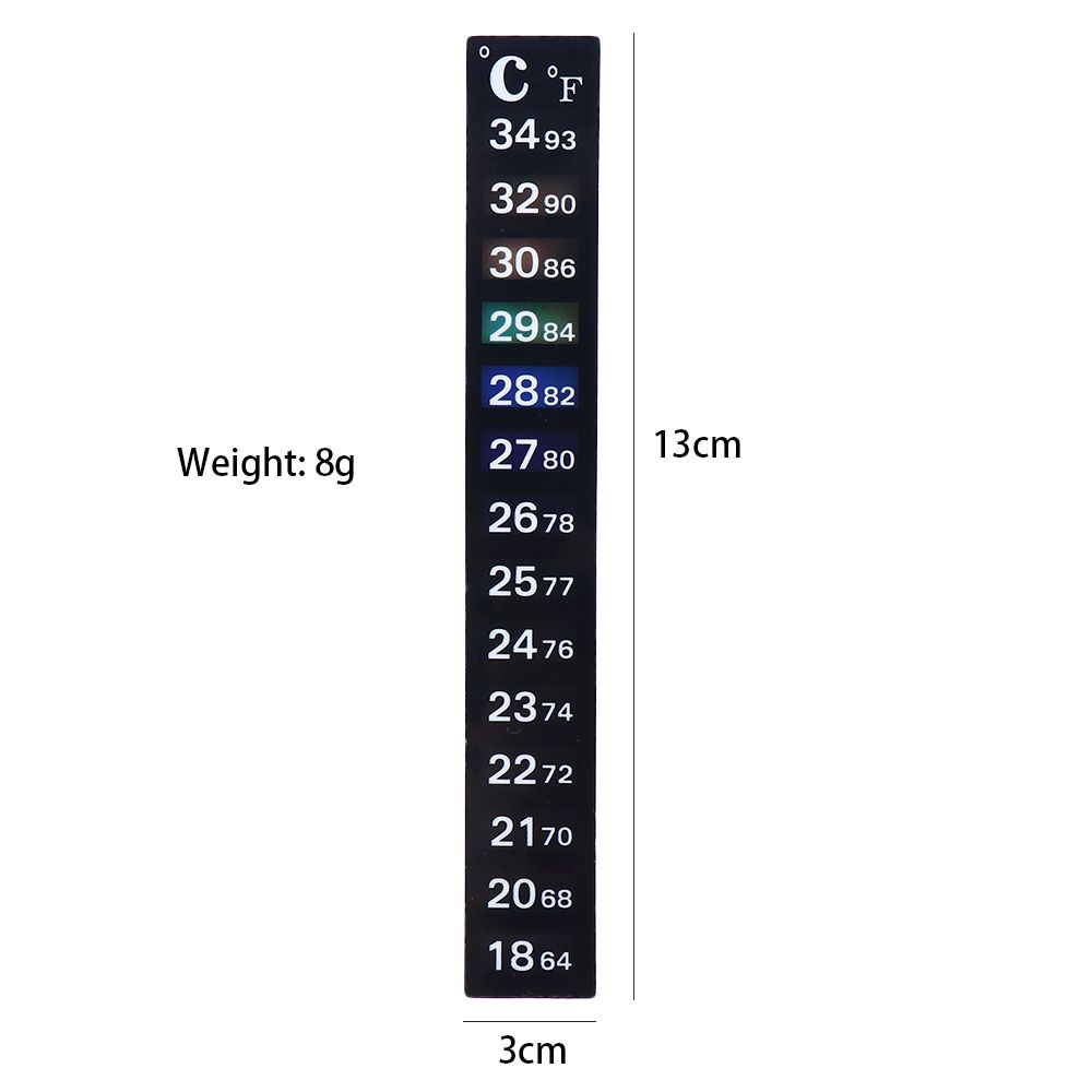 Fridge for Aquarium Stick-on Tools Fish Tank Thermometer Temperature Control Temperature Measurement Stickers Thermometer