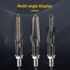 4Pcs Flowing Turn Signals Motorcycle LED Turn Signal Lights Flashing Blinker Universal Amber Lamp Waterproof IPX6 12V