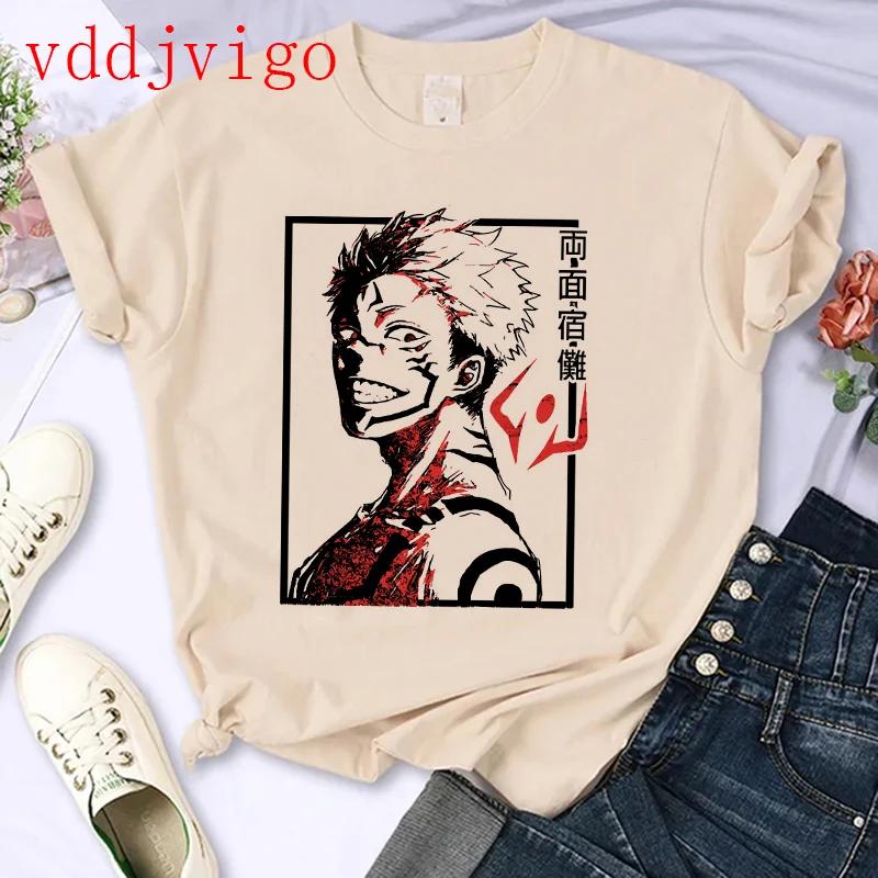 Streetwear Tshirt Japanese Anime Tshirt Jujutsu Kaisen Gojo Satoru Yuji Itadori Unisexga T Shirt Top Tees Clothes Y2k 90s