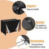 Folding Chair Storage Rack Cover 186*89*107cm Long-Lasting 420D Folding Chair Storage Rack Cover - Waterproof & UV Resistant!