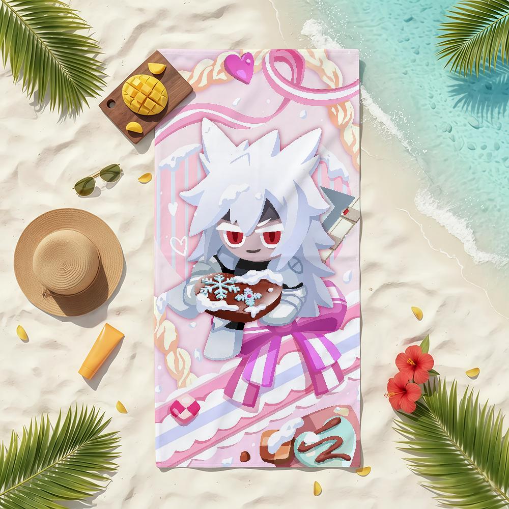 Game C-Cookie cartoon Run K-KingdomS Towel Soft Pool Gift For Travel Gym Shower Camping Quick Dry Sports Beach Towels