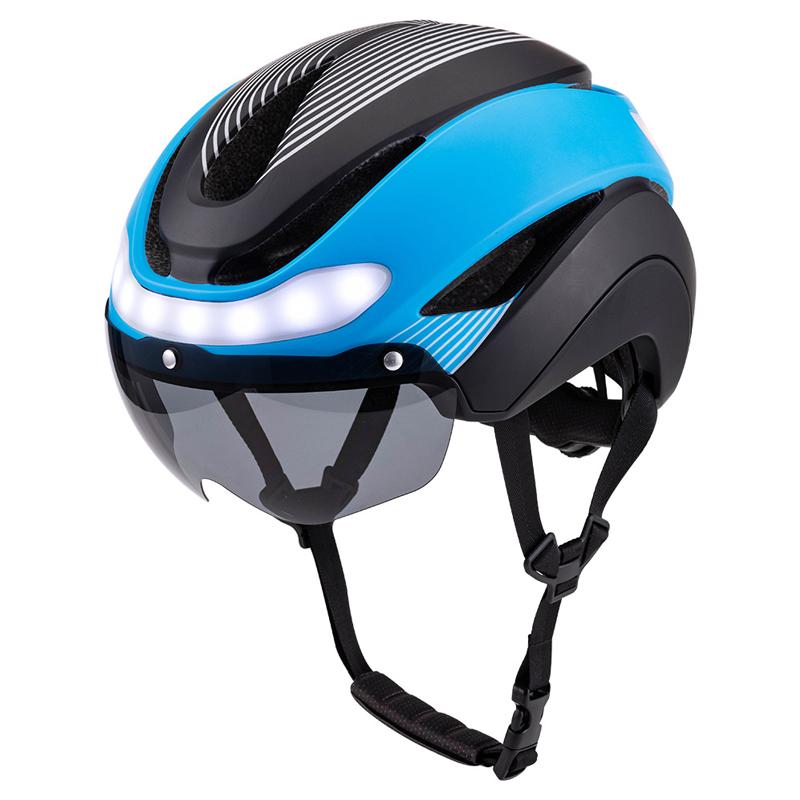 

Urban Electric Scooter Helmet Mtb Road for Men Women Cycling Helmets with Turn Signal Safety Bicycle Helmet with Lights Casco L(56-62cm)