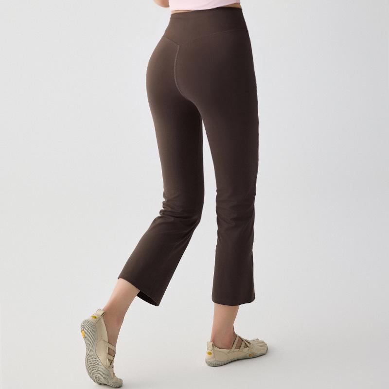 High-Waisted Bootcut Yoga Pants for Professional Fitness and Running