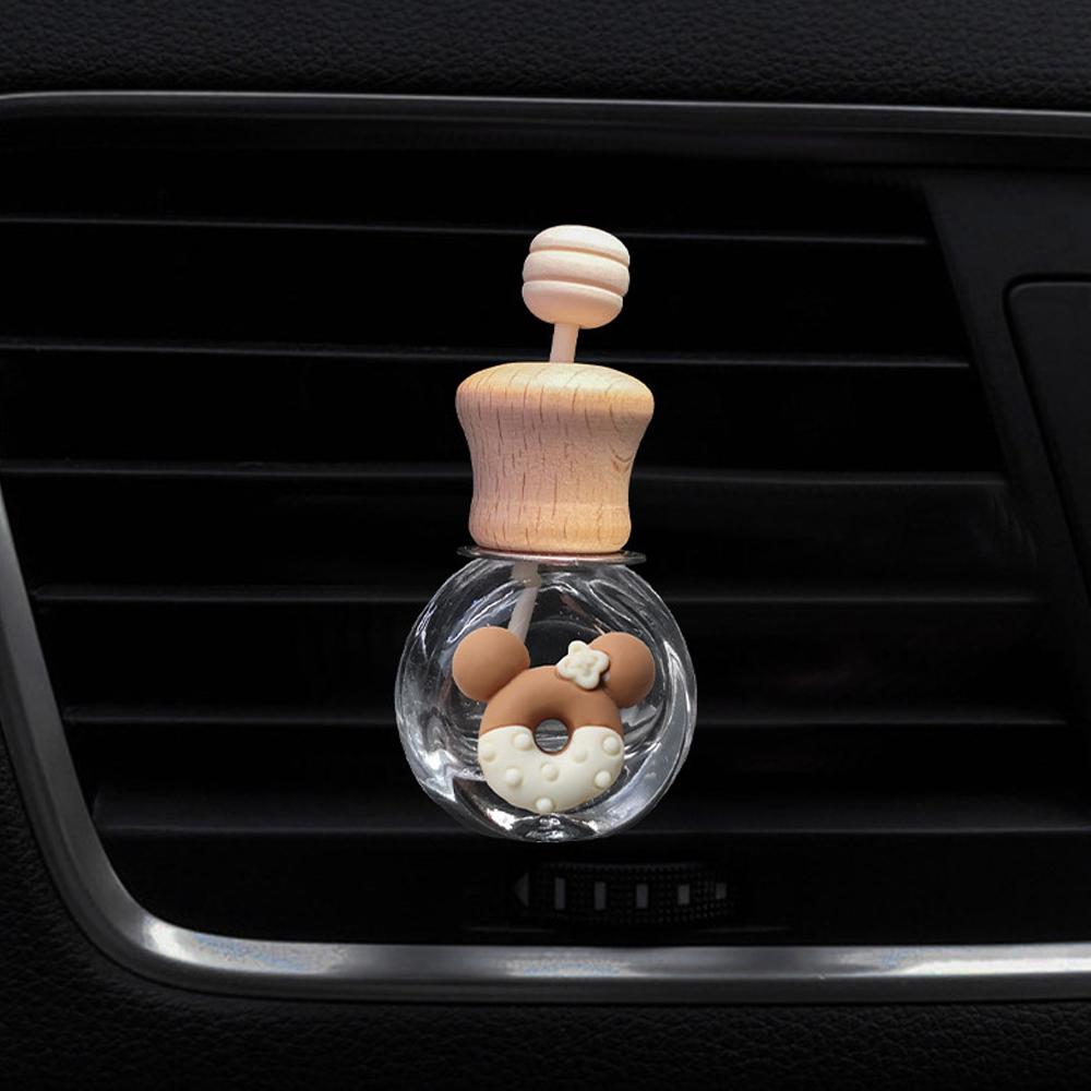 

Автомобильный флакон для духов, флакон для ароматерапии, деревянная симпатичная бутылка для эфирного масла, симпатичные аксессуары для украшения автомобиля, диффузор