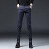 Herbst und Winter Neue, All-Passende Jeans Herren Slim-Fit Koreanischen Stil Trendy Dünne Hosen Herren Stretch Casual Hosen