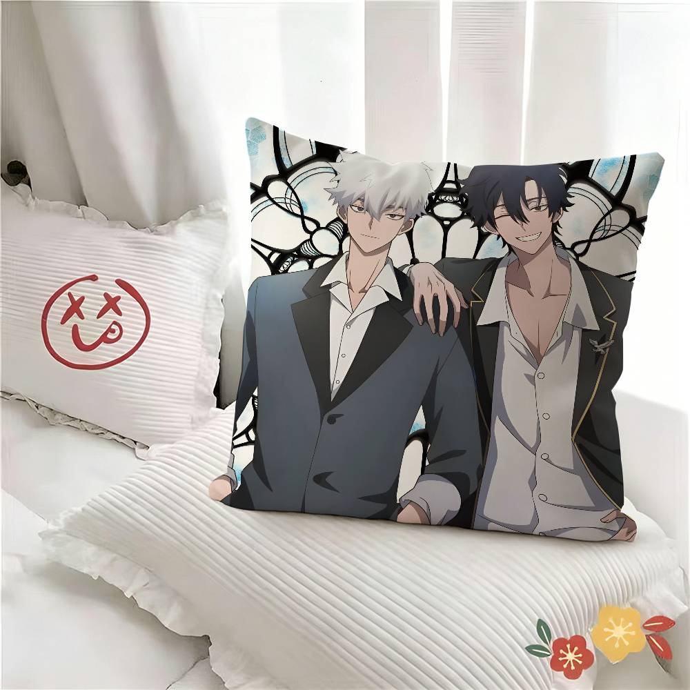 pc Link Click Anime Pillow Case Fashion Square Pillowcase Bedroom Sofa Room Ins Decoration Leisure