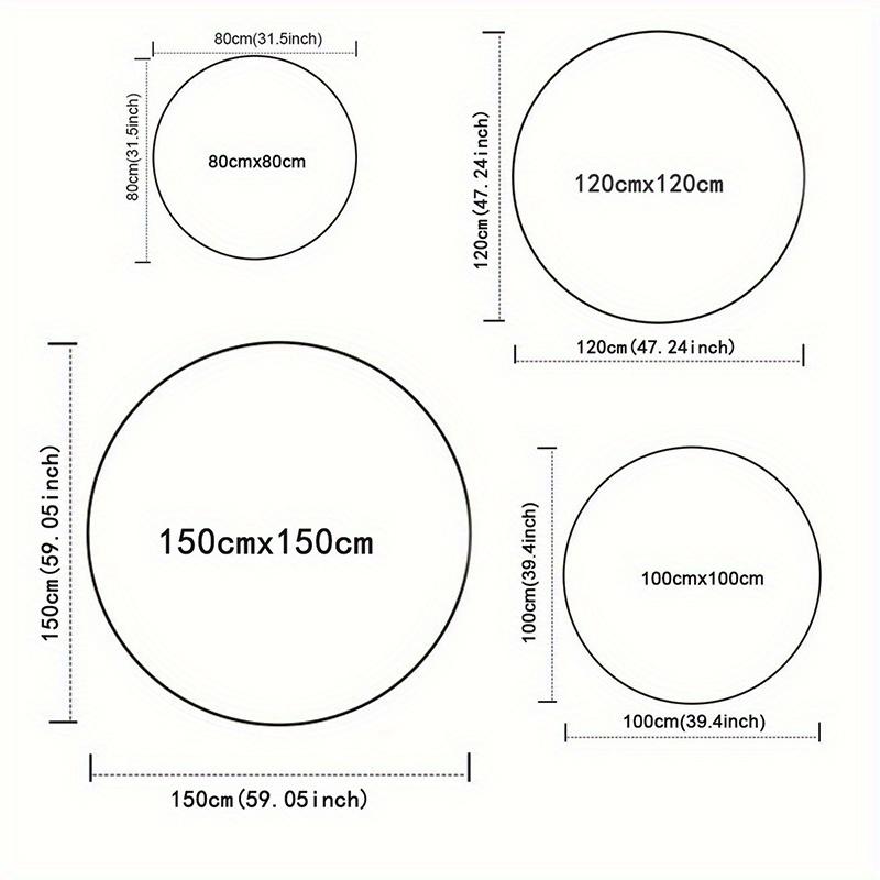 "Rock Music Winged Guitar Round Rug, Black White Non-Slip Mat for Music Room Office Decor, Vintage Statement Carpet"