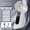 199-speed High-speed Cooling Fan Usb Charging Digital Display Large Wind Turbine Handheld Portable Fan Mini Cooling Fan 2026 Hot