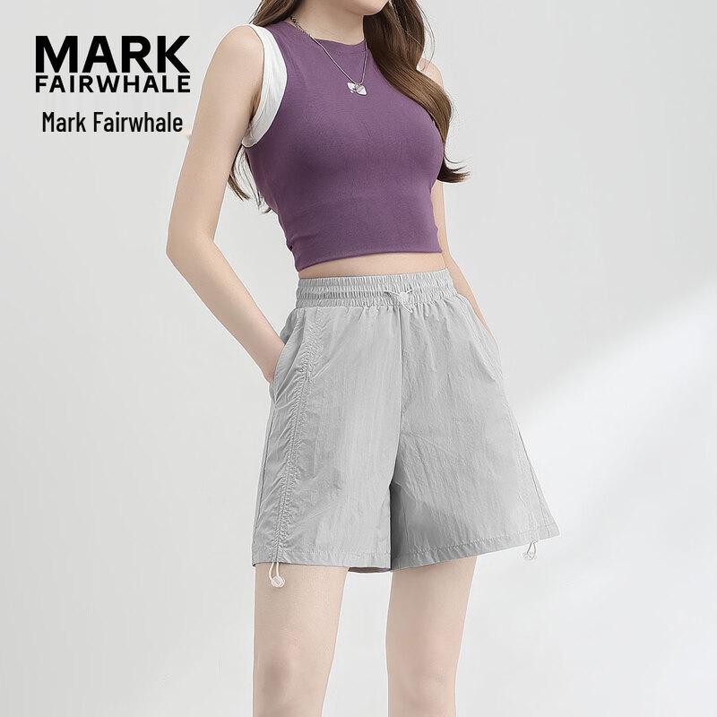 Mark Fairwhale Women's Breathable High-Waist Nylon Shorts