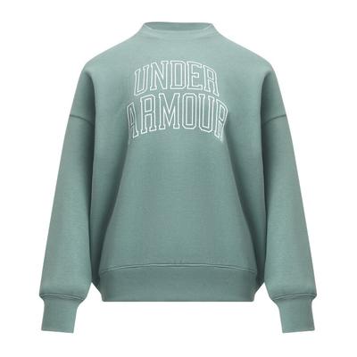 Rival Varsity Letter Fleece Loose Sports Pullover Long Sleeve Sweatshirt Women Sweatshirt 6007880-323