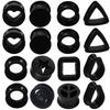 Paar Silikon Ohr Plug Dehner Ohrringe Damen Herren Ohr Plug Flesh Tunnel Piercing Expander Ohr Dehner Piercing Schmuck 4mm-25mm
