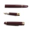 Very Good MONTBLANC Fountain Pen Meisterstück Classic White Star Bordeaux 18K Used
