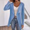 2024 Women's Autumn/Winter Long Sleeve Casual Knitwear Coat