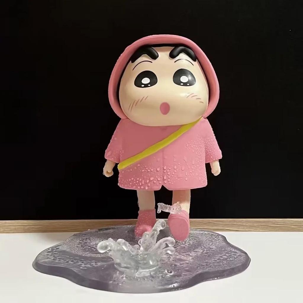 Nohara Shinosuke Q Version, Raincoat Version, Crayon Shin-Shin, Confession, Love, Raincoat Shin-Shin, Boxed Figure.