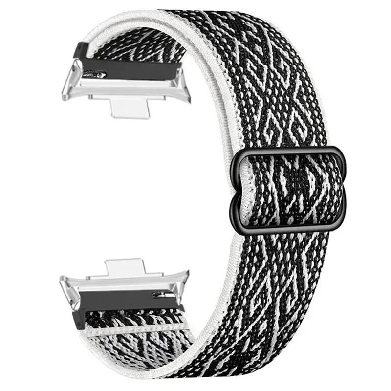Elastic Nylon Strap For Huawei Watch Fit 4/4 Pro Replacement Women Men Sport Solo Braided Watch Band Loop Watch Fit 3 Bracelet