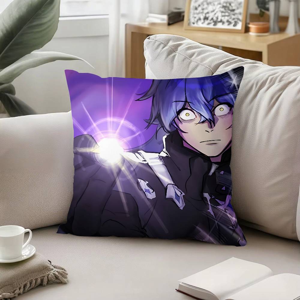 Cute Funny Genshin Impact Flins Throw Pillow Covers Pattern Cushion Cover Suitable For Sofa Bedroom Car Pillow Cover
