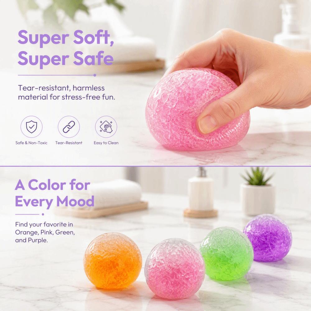 Super Soft Squeezable Balls Memory Gel Sensory Fidget Toys New Fidget Toys  Stress Relief