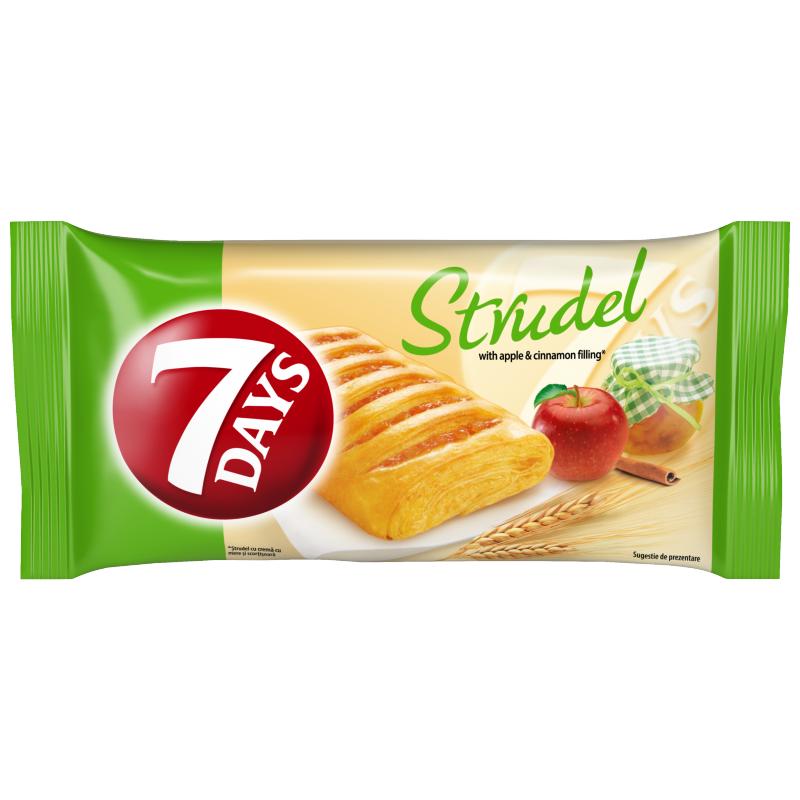 7Days Strudel bladerdeeggebak met appel-kaneelvulling - 80 g