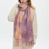 Women's Tie- Boucle Yarn Scarf Warm Neck Warmer for Fall Winter