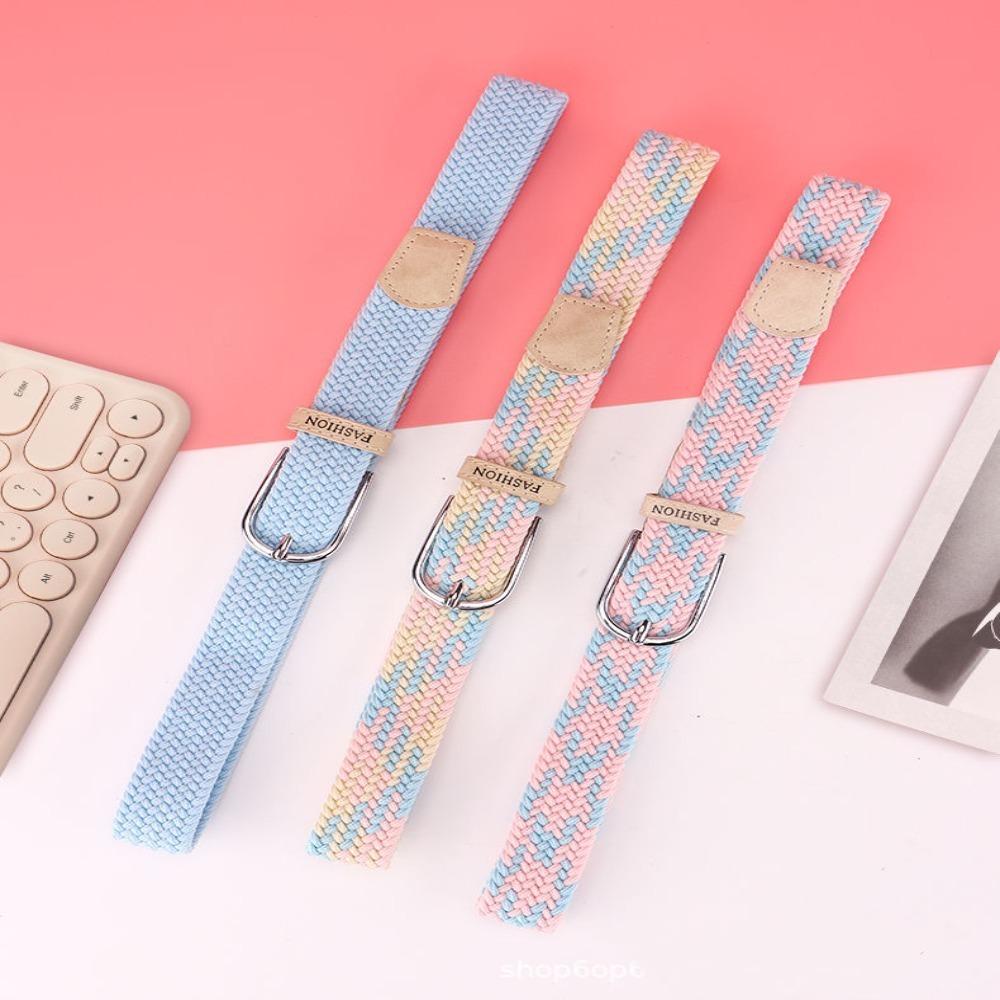 Elastic Canvas Belt Popular Waistband Fashion Loose Belt Men