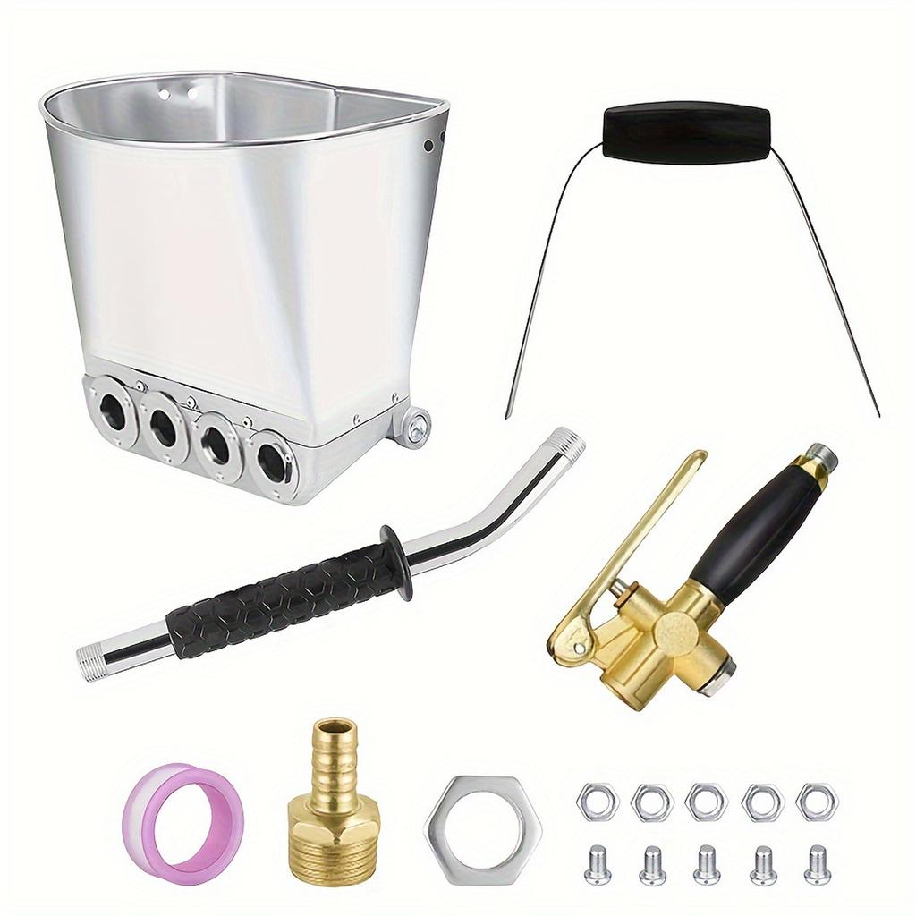 Pneumatic Handheld Cement Sandblasting , Real Stone Paint, Mortar, , Wall and Roof Spraying Gypsum, Efficient Spraying