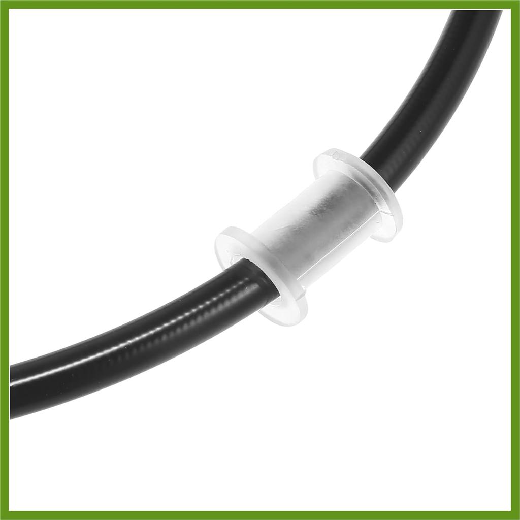 55.12" Length 10mm ID Motorcycle Hydraulic Brake Line Oil Hose Pipe Stainless Steel Braided Cable for ATV Motocross Sport Bikes Street Bikes Black