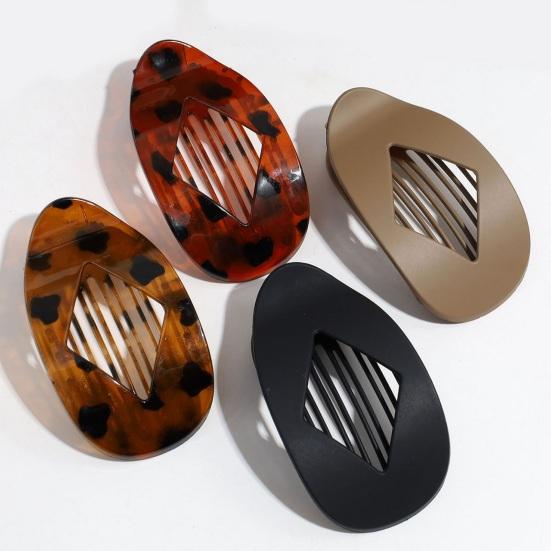 4/6Pcs Hair Clips Powerful Duck Beak Hairpin with 12 Claw Teeth Frosted Surface Hair Clamp Hair Accessories