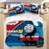 Thomas Friends Railway Adventure Threepiece Set 1 Duvet Cover 2 Pillowcase Without Core Christmas Birthday Gift Bedding Set