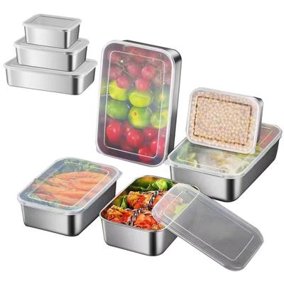 3Pcs Bacon Cheese Container Airtight Deli Meat Storage Box with Lids Fridge