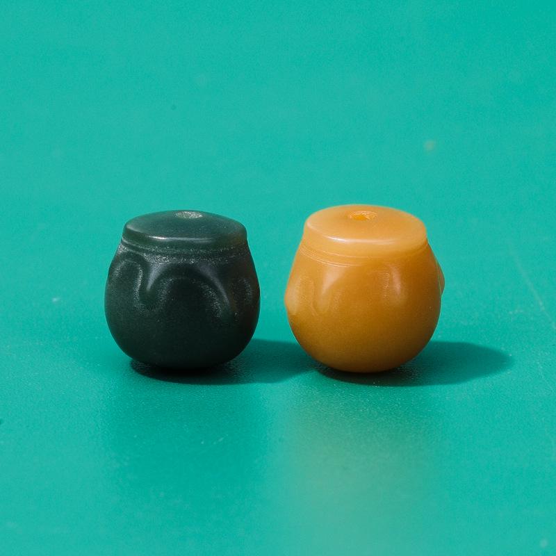 Handmade Exquisite Lotus Lion Root Carving Bracelet Kit with Lucky Charm Bag