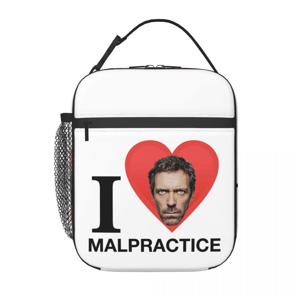 House MD Malpractice Enthusiast Merch Insulated Lunch Bag for Women Kids Portable Food Boxes Thermal Lunch Box Tote One Size