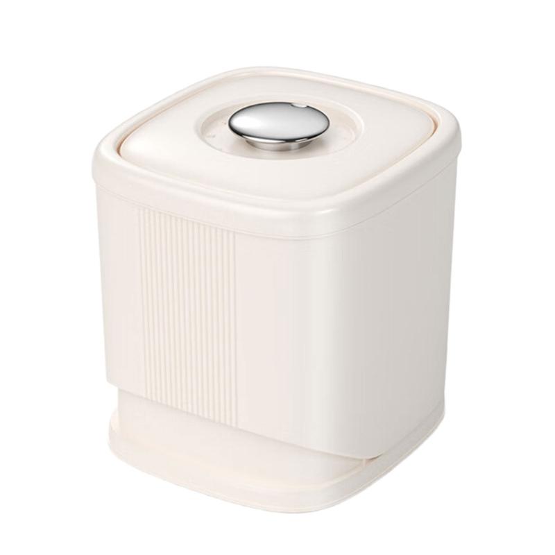 User Friendly Food Storage Box Rice Dispenser Airtight Seal for Flour  Grains Cereal and Pet Dog Cats Bird Food Storage