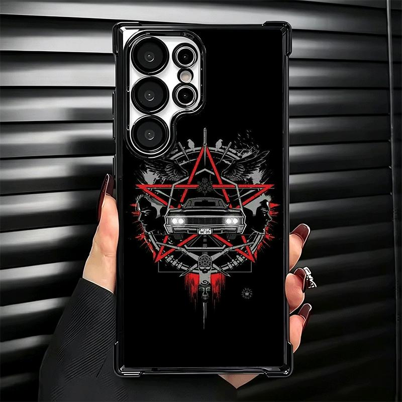 Supernatural SPN Babaite Plating Phone Case For Samsung Galaxy S24 S25 FE S26 Edge S23 Ultra S22 S21 Plus S20 Anti-Fall Airabag